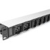Силовий блок 19" 1U w/PDU 8xC13, 2xC19, 16A, 250V, вилка C20 Digitus (DN-95427)
