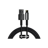 Дата кабель USB 2.0 AM to Lightning 1.0m 2.4A black Baseus (CALWJ-01)