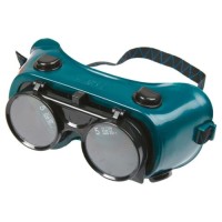 Захисні окуляри Topex газозварювальні, відкидне затемнене скло, оправа з м'якого пластику (82S105)