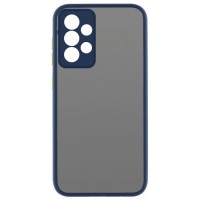 Чохол до мобільного телефона MakeFuture Samsung A73 Frame (Matte PC+TPU) Blue (MCMF-SA73BL)