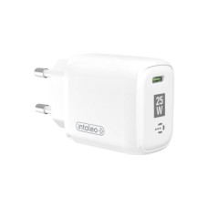 Зарядний пристрій Intaleo TCGQPD125 1хType-C 3A/25W QC/PD3.0 (1283126538827)