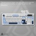 Клавіатура Ajazz AF98 Plus Wireless/Bluetooth/USB UA White/Blue (AF98-PLUS-GB)