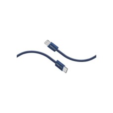 Дата кабель USB-C to Lightning ecoline-ci120.navy Promate (ecoline-ci120.navy)