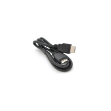 Кабель мультимедійний HDMI M to HDMI M 1.0m V1.4 black Merlion (YT-HDMI(M)/(M)HSP-1m)