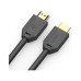 Кабель мультимедійний HDMI to HDMI 3.0m V2.0 4K60Hz HP (DHC-HD01-03M)