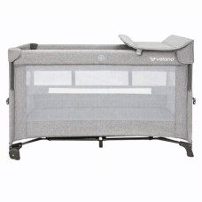 Дитячий манеж Velano з другим ярусом та пеленатором Tino, light grey (46159)