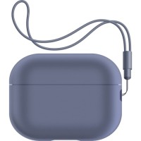 Чохол для навушників Armorstandart Silicone Case with straps для Apple Airpods Pro 2 Dark Purple (ARM68611)