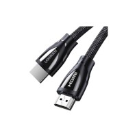 Кабель мультимедійний HDMI M to HDMI M 2.0m braided HD140 black Ugreen (80403)