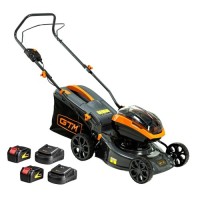 Газонокосарка GTM акумуляторна, 2×18V, 42см, 2×4Ah, ЗП (BLM42_KIT)