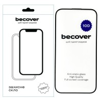 Скло захисне BeCover Apple iPhone 15 Plus 10D Black (711330)