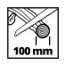 Шабельна пила Einhell GE-GS 18/150 Li Kit, 18V, 2.5Ah, пропил 100/80мм, хід 20мм, ЗП, 1.28кг (3408290K)