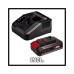 Шабельна пила Einhell GE-GS 18/150 Li Kit, 18V, 2.5Ah, пропил 100/80мм, хід 20мм, ЗП, 1.28кг (3408290K)