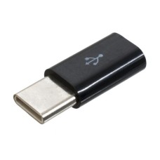 Перехідник USB-C to Micro 5P black Patron (PN-MIC-TYPE-C)