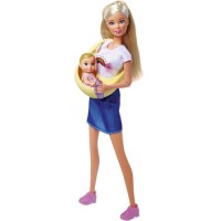 Лялька Simba набір Штеффі з малюком у слінгу, аксесуари (5733538)