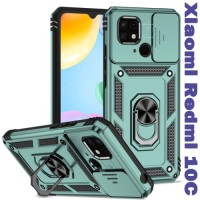Чохол до мобільного телефона BeCover Military Xiaomi Redmi 10C Dark Green (708335)