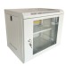Шафа настінна GEAR 9U 19" 530x400x450 мм, + полка 19", grey (GWMSN-9U-530-400G)