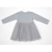 Плаття Breeze з фатиновою спідницею (19609-98G-gray)