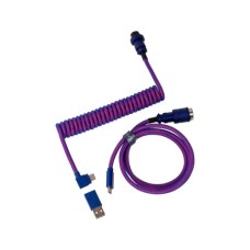 Дата кабель USB 2.0 AM to USB-C 1.08m Premium Coiled Aviator Angled purple Keychron (CAB3_KEYCHRON)