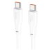 Дата кабель USB-C to USB-C 2.0m 240W TPE X93 white HOCO (6931474790743)
