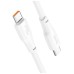 Дата кабель USB-C to USB-C 2.0m 240W TPE X93 white HOCO (6931474790743)