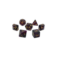 Набір кубиків для настільних ігор Games 7 Days Galaxy 7 Dice Set - Dark purple (7 шт.) (g7dgala04)