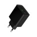 Зарядний пристрій Gembird 1xUSB-A + 1 Type-C (PD20Вт + QC3.0 18Вт) black (TA-UC-PDQC20-01-BK)