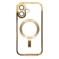 Чохол до мобільного телефона BeCover TPU Chrome Case (MagSafe) для Apple iPhone 16 Gold (712071)