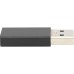 Перехідник USB-A to USB-C (M/F) 3A 5GB ver.3.0 Digitus (AK-300524-000-S)