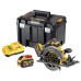Дискова пила DeWALT 54В XR FLEXVOLT Li-lon диск 190х30 мм, 2x3Ah, 3.7 кг, кейс TSTAK (DCS579X2)