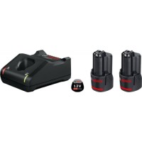 Набір акумулятор + зарядний пристрій Bosch Professional, GBA 12V, 2×3.0Ah, ЗП GAL 12V-40 (1.600.A01.9RD)