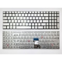 Клавіатура ноутбука ASUS UX501V серебр под подсв RU (A46154)