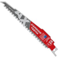 Полотно Milwaukee для шабельної пили, AX CARBIDE 150мм, крок 5мм, 5шт, деревина з цвяхами (48005521)