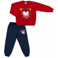 Набір дитячого одягу Breeze кофта зі штанами "Little Tiger" (7214-86B-red)