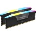 Модуль пам'яті для комп'ютера DDR5 96GB (2x48GB) 6600 MHz Vengeance RGB Black Corsair (CMH96GX5M2B6600C32)