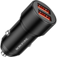 Зарядний пристрій BOROFONE BZ19 2 x USB Black (BZ19B)