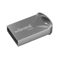 USB флеш накопичувач Wibrand 32GB Hawk Silver USB 2.0 (WI2.0/HA32M1S)