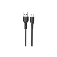 Дата кабель USB 2.0 AM to Micro 5P 1.0m black XO (NB230_M_Black)