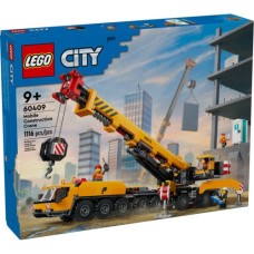 Конструктор LEGO City Жовтий пересувний будівельний кран (60409)