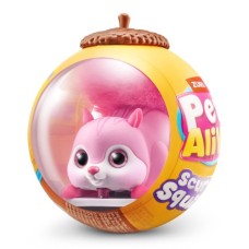 Інтерактивна іграшка Pets & Robo Alive Pets alive S1 Білочка рожевий (9565B)