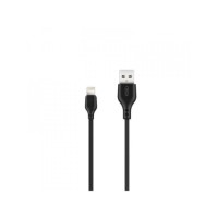 Дата кабель USB 2.0 AM to Lightning 1.0m 2.1A black XO (NB36-L-1-BK)