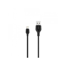 Дата кабель USB 2.0 AM to Lightning 1.0m 2.1A black XO (NB36-L-1-BK)