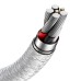 Дата кабель USB 3.1 AM to USB-C 2.0m 6.0A 66W Cafule Series Metal White Baseus (CAKF000202)