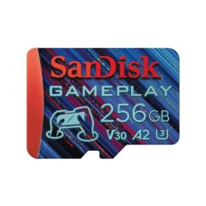 Карта пам'яті SanDisk 256GB microSDXC class 10 UHS-I U3 V30 A2 GamePlay (SDSQXAV-256G-GN6XN)