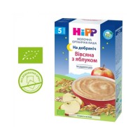 Дитяча каша HiPP молочна вівсяна з яблуком На добраніч 250 г (1123259)