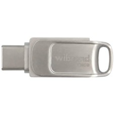 USB флеш накопичувач Wibrand 128GB Bee Silver USB 3.2/Type-C (WI3.2TC/BE128TC039S)