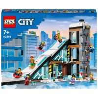 Конструктор LEGO City Гірськолижний і скелелазний центр 1045 деталей (60366)