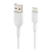 Дата кабель USB 2.0 AM to USB-C 1.0m PVC white Belkin (CAB001BT1MWH)