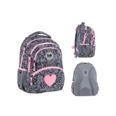 Рюкзак шкільний GoPack Education 175M-4 Fluffy Heart (GO26-175M-4)