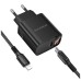 Зарядний пристрій BOROFONE BA97A Ilustre USB-C PD30W digital display + cable USB-C to Lightning Black (6941991120497)