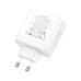 Зарядний пристрій HOCO 2xUSB-C PD65W + 1xUSB QC3.0 White (6931474784155)